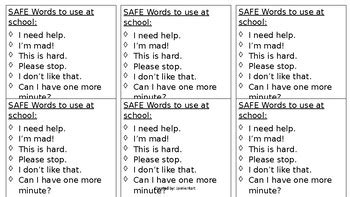 words to use as safe words