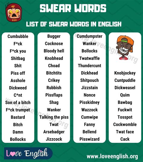 words to use instead of curse words