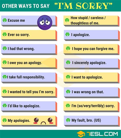 words to use instead of sorry in a relationship