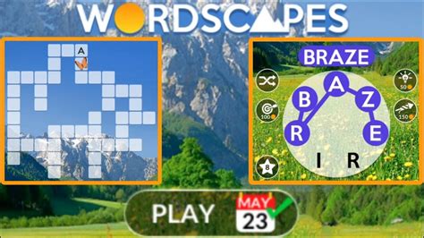 wordscapes daily puzzle may 23 2021