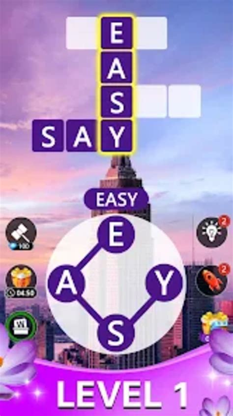 Image of a Wordscapes puzzle grid with highlighted words and interconnected letters
