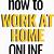 work at home business