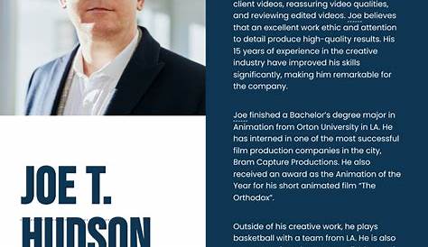 Professional Bio For Company Template in Word - Download | Template.net