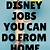 work from home jobs with disney