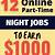 work from home part time night jobs