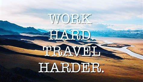Work Hard Vacation Harder Quotes Free Travel er SVG Cut File