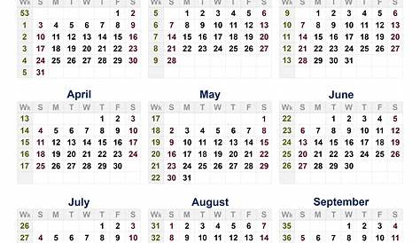 2021 Work Week Calendar Printable | Best Calendar Example