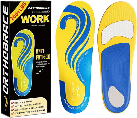 Work Boot Insoles Arch Support