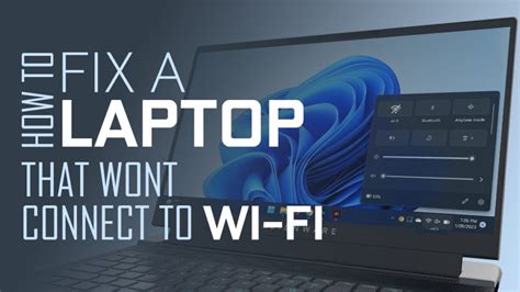 Work Computer Won't Connect To Wifi