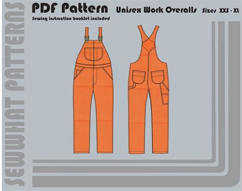Work Overalls Sewing Pattern