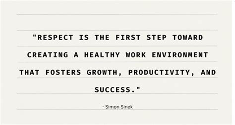 Work Quotes Respect