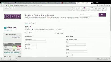 work station scentsy