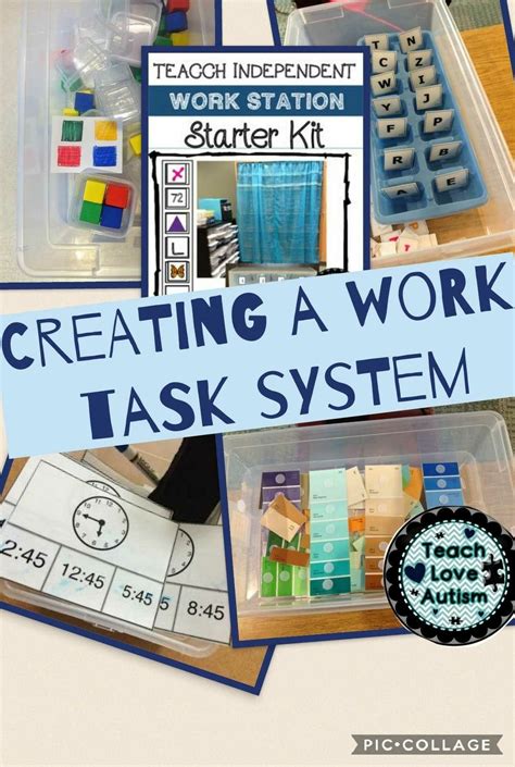 Work System Examples Autism