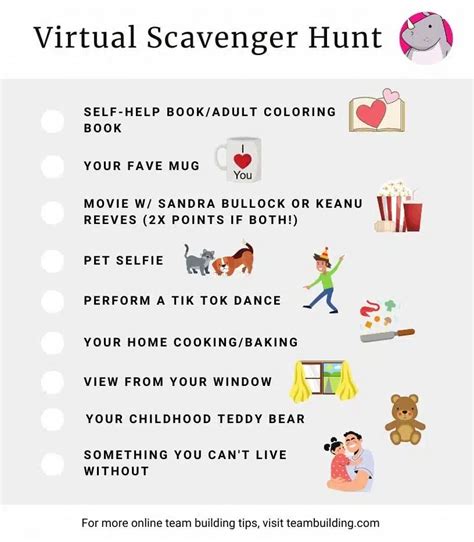 work virtual scavenger hunt