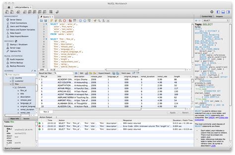 workbench sql download
