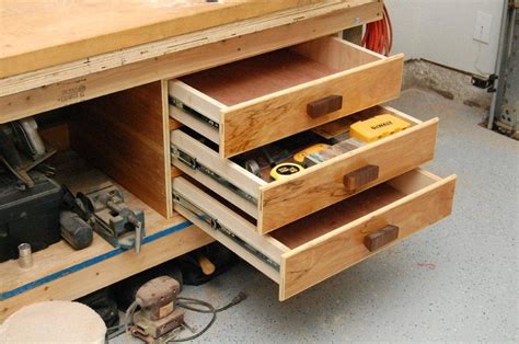 Workbench With Drawers Diy