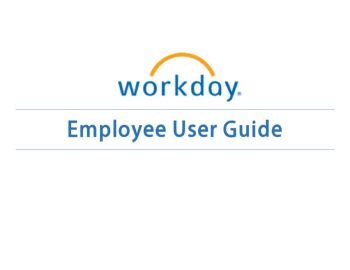 workday user guide
