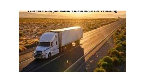 Workers Compensation Insurance For Truckers Covers Up Medical Expenses