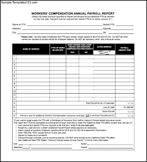 workers comp web forms