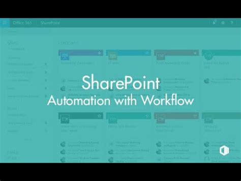 workflow automation sharepoint