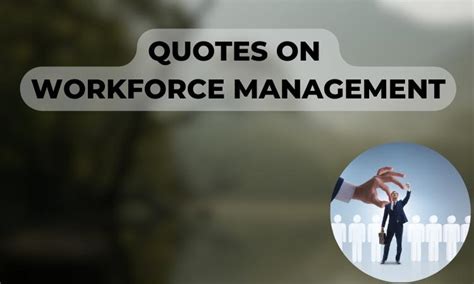 workforce management quotes