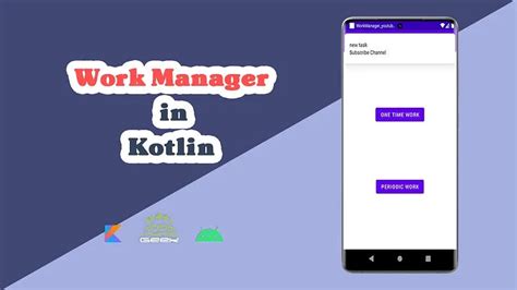 workmanager android kotlin example