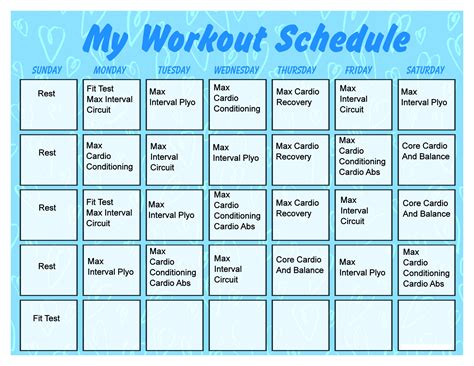 How to 30 Day Workout Calendar Get Your Calendar Printable