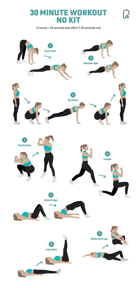 Workout Exercise At Home Without Equipment