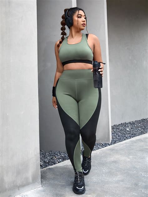 Workout Outfit Sets Plus Size