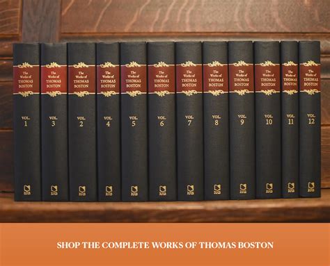 Famous Works Of Thomas Boston New