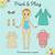 worksheet printable paper dolls drawing and playing
