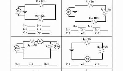 Worksheet Series Circuit Problems Episode 903