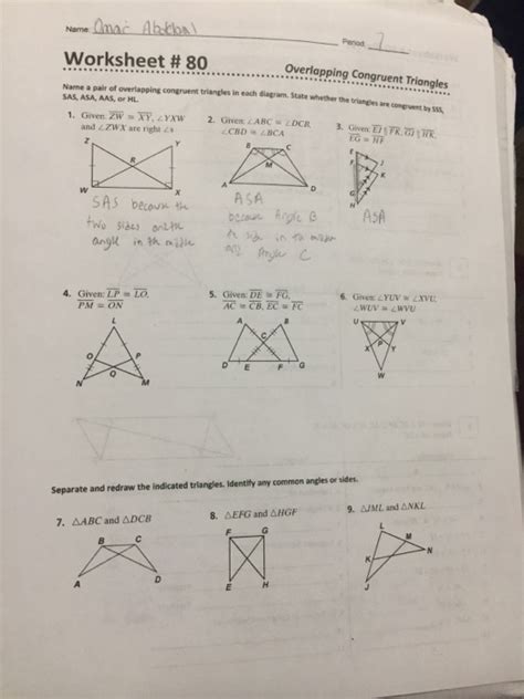 Overlapping Triangles Intro and Examples