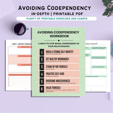 worksheet for codependency pdf