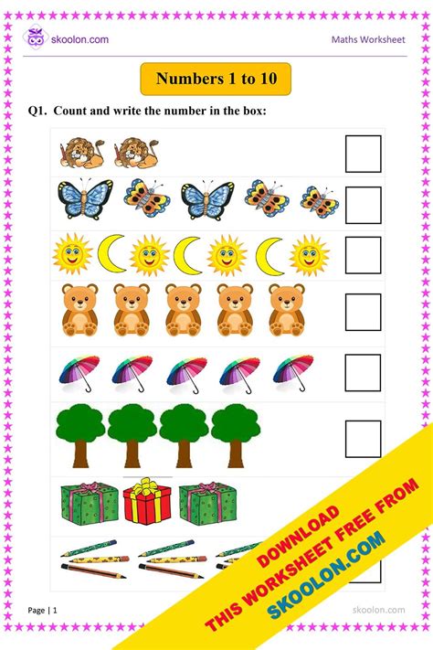 Kindergarten Worksheet Fun