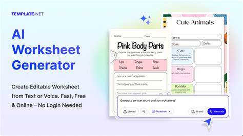 Worksheet Maker For Kids