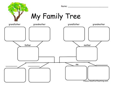 MY FAMILY TREE 2 ESL worksheet by hedgehog