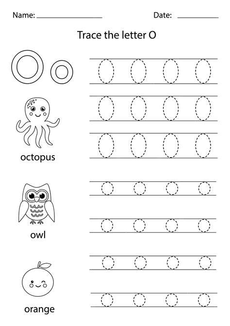Worksheet On Letter O