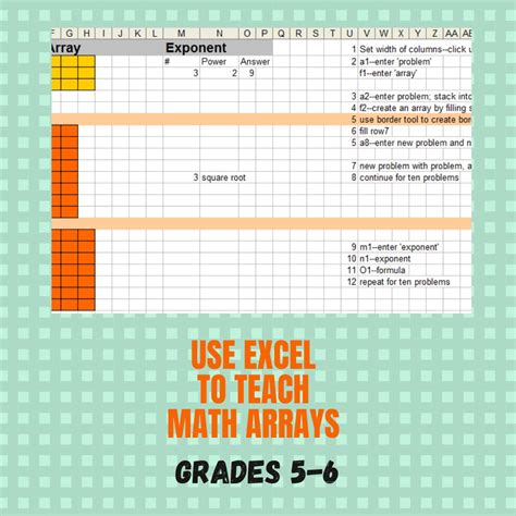 Worksheet To Teach Maths For Excel
