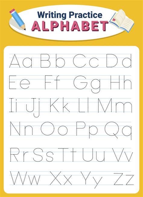 Worksheet Tracing Alphabet