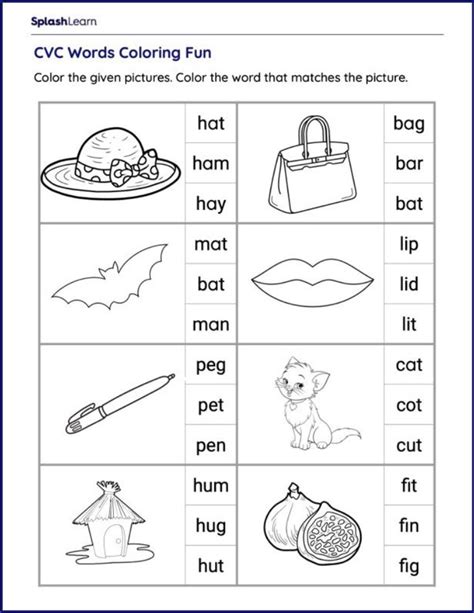 Worksheets For Kindergarten Language Learning