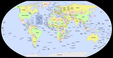World Map Countries Clickable