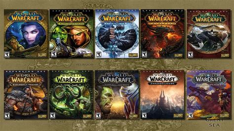 world of warcraft all expansions in order