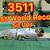 world record of sit ups