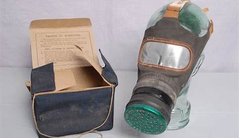 Genuine World War II Evacuee Gas Mask Box. | #254103238