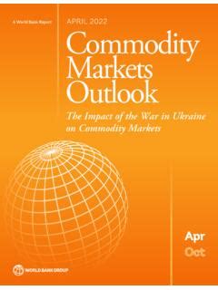 world bank commodity outlook october 2022