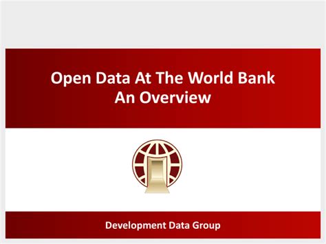 world bank open data sets