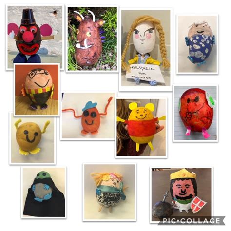 world book day 2021 potato characters