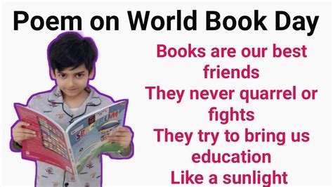 world book day poem