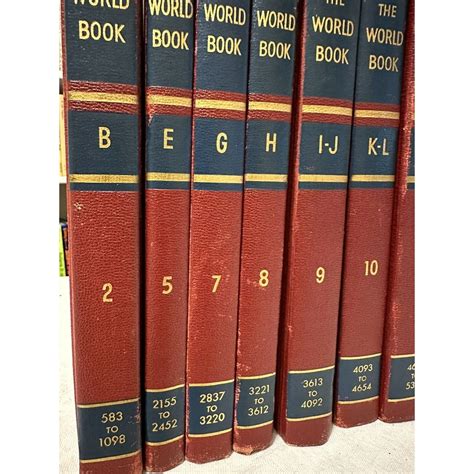 Discover the Rich History of Knowledge with the World Book Encyclopedia 1960 - The Ultimate Guide to Learning!